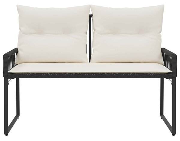 Kerti pad 2 -Seater 4 db 110 x 59 x 82 cm polirattan