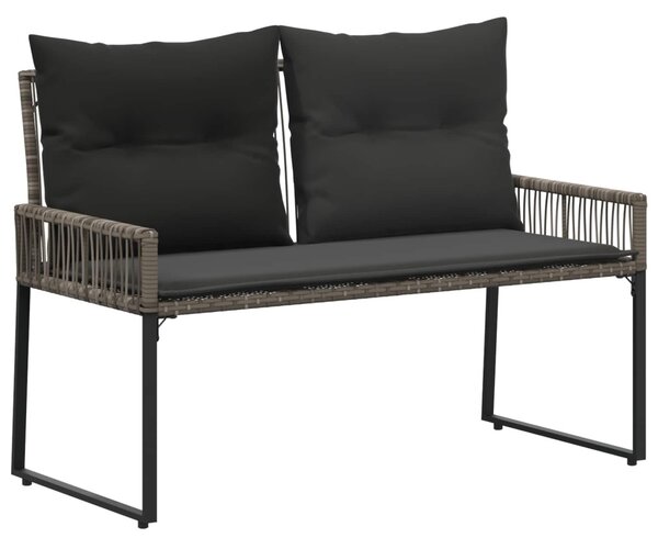 Kerti pad 2 -Seater 4 db 110 x 59 x 82 cm polirattan