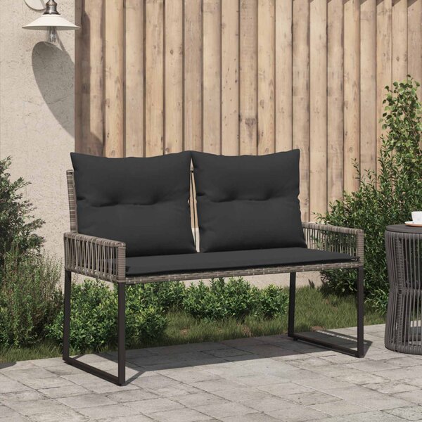 Kerti pad 2 -Seater 4 db 110 x 59 x 82 cm polirattan