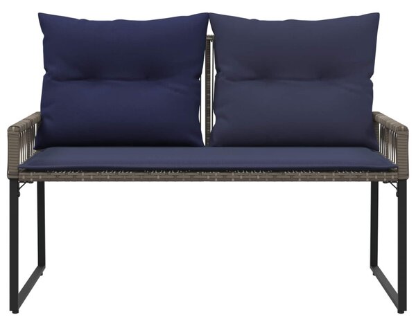 Kerti pad 2 -Seater 4 db 110 x 59 x 82 cm polirattan