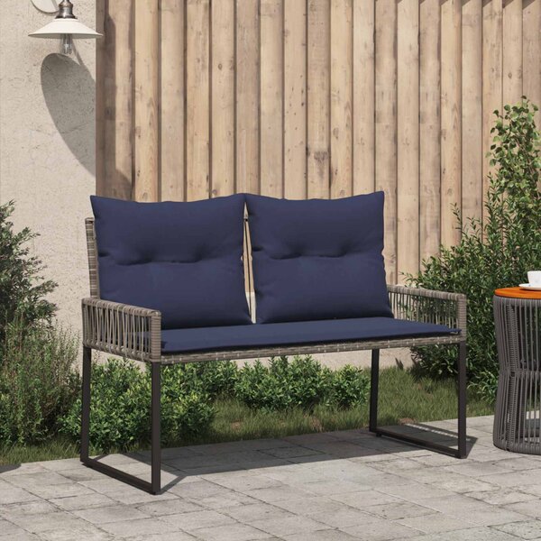 Kerti pad 2 -Seater 4 db 110 x 59 x 82 cm polirattan