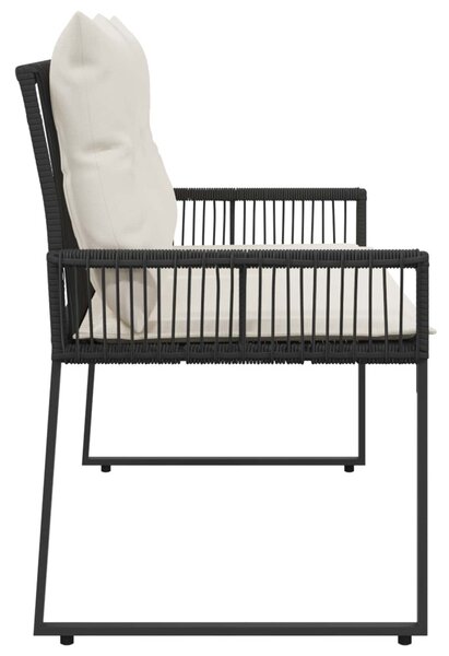 Kerti pad 2 -Seater 4 db 110 x 59 x 82 cm polirattan