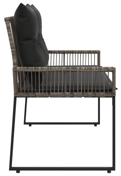 Kerti pad 2 -Seater 4 db 110 x 59 x 82 cm polirattan