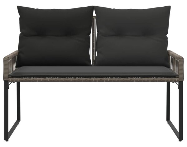 Kerti pad 2 -Seater 4 db 110 x 59 x 82 cm polirattan