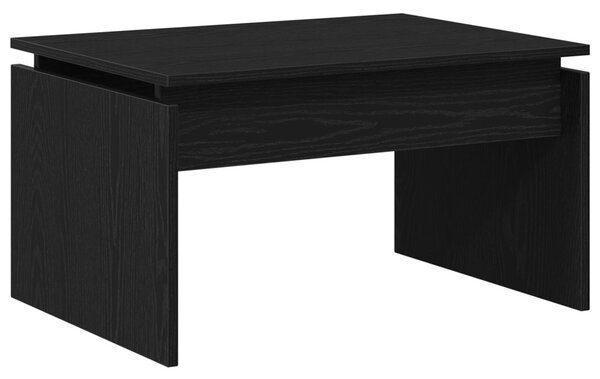 Dohányzóasztal Fekete tölgy 68 x 50 x 38 cm Szerelt Fa