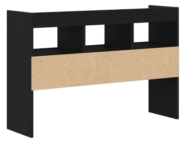 Oldalszekrény Fekete Tölgy 105x30x70 cm Műanyag Fa