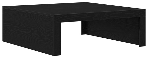 Dohányzóasztal Fekete tölgy 100 x 100 x 35 cm Szerelt Fa