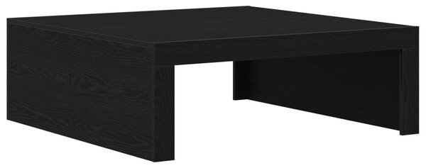 Dohányzóasztal Fekete tölgy 100 x 100 x 35 cm Szerelt Fa