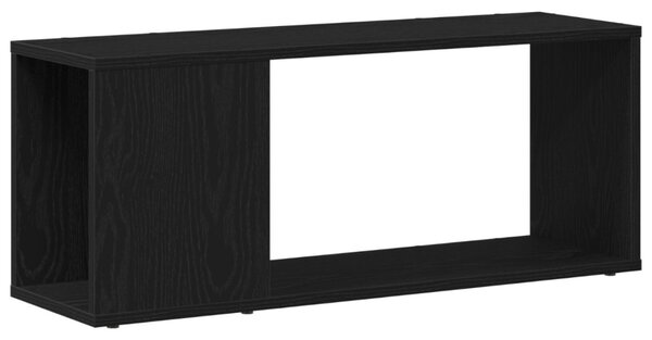TV állvány, fehér, 80x24x32 cm, mérnöki fa
