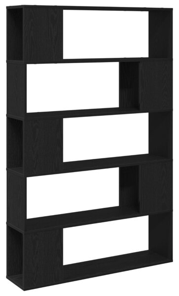 TV szekrény garnitúra 100 x 24 x 155 cm Fekete tölgy Szerelt Fa
