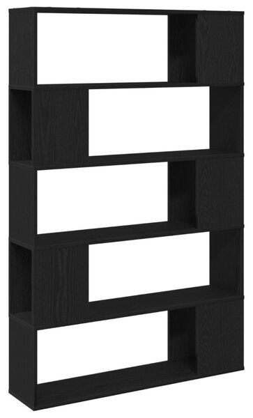 TV szekrény garnitúra 100 x 24 x 155 cm Fekete tölgy Szerelt Fa