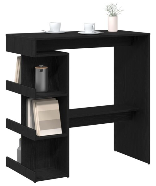 Bárasztal 100 x 48 x 101,5 cm Szerelt Fa Fekete tölgy