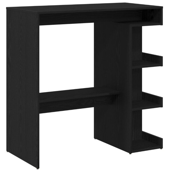 Bárasztal 100 x 48 x 101,5 cm Szerelt Fa Fekete tölgy