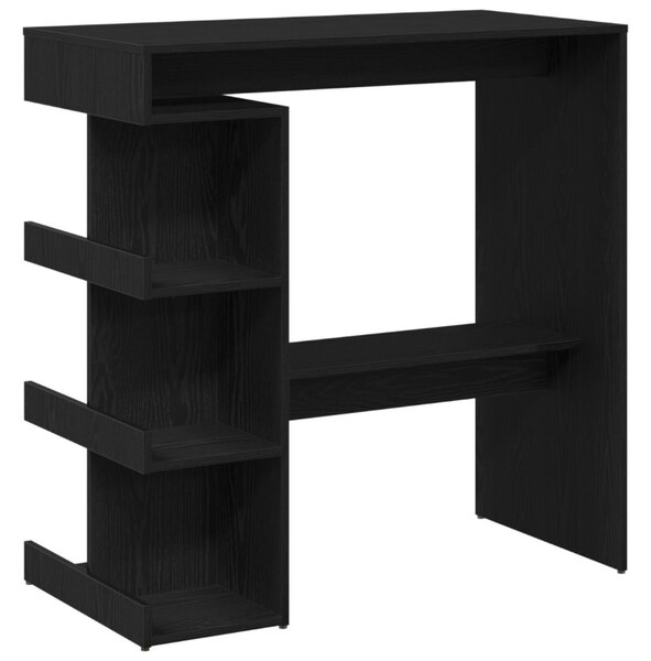 Bárasztal 100 x 48 x 101,5 cm Szerelt Fa Fekete tölgy