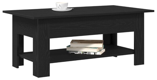 Dohányzóasztal Fekete tölgy 102 x 55 x 42 cm Faanyag
