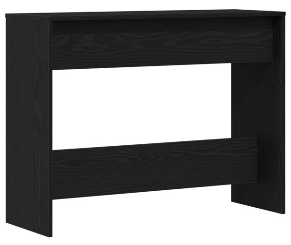 Konzolasztal fiókkal Fekete tölgy 100 x 35 x 76,5 cm Faanyag