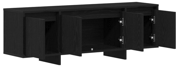 TV szekrény 120 x 30 x 40,5 cm Fekete tölgy Szerelt Fa