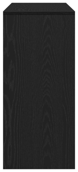 Konzolasztal fiókkal Fekete tölgy 100 x 35 x 76,5 cm Faanyag