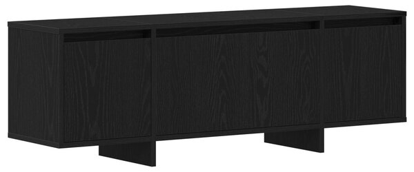 TV szekrény 120 x 30 x 40,5 cm Fekete tölgy Szerelt Fa
