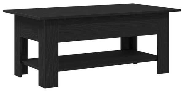 Dohányzóasztal Fekete tölgy 102 x 55 x 42 cm Faanyag