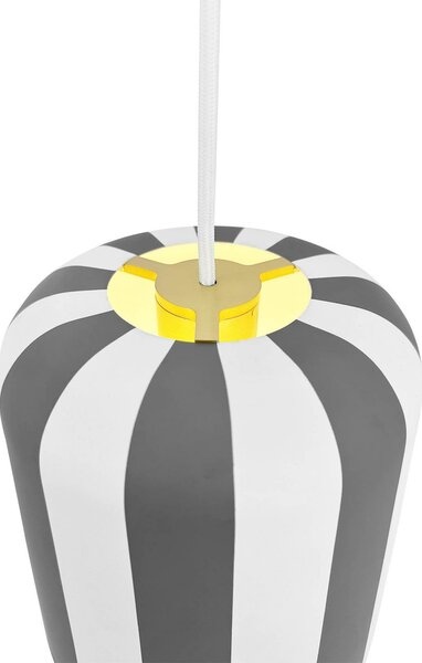 Függőlámpa Dyberg Larsen, Gry, dimmable, Szürke, Nappali, Fém, Skandináv