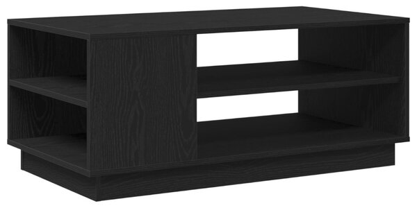 Dohányzóasztal Fekete tölgy 102 x 55 x 43 cm Szerelt Fa