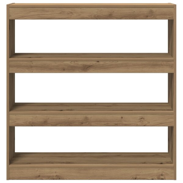 Könyvespolc 3 szintes 100 x 30 x 103 cm Szerelt Fa