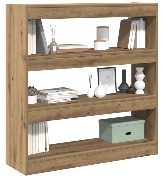 Könyvespolc 3 szintes 100 x 30 x 103 cm Szerelt Fa