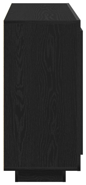 Fekete Tölgy oldalszekrény 92x35x75 cm Mérnök Fa