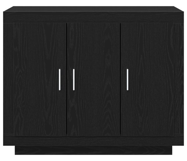 Fekete Tölgy oldalszekrény 92x35x75 cm Mérnök Fa