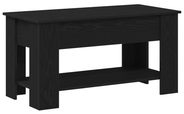 Dohányzóasztal Fekete tölgy 101 x 49 x 52 cm Szerelt Fa