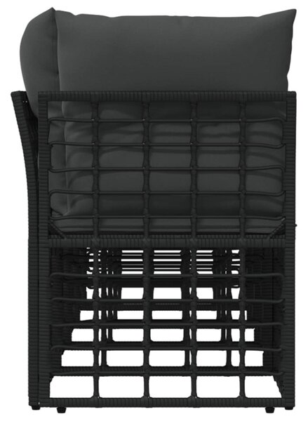 VidaXL 4-Személyes Kerti Kanapé Bal Karfával 4 pcs 4-Ülőhelyek száma
