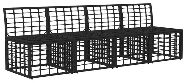 VidaXL 4-Személyes Kerti Kanapé Karfa Nélkül 4 pcs 4-Ülőhelyek száma