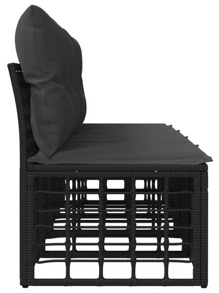 VidaXL 4-Személyes Kerti Kanapé Karfa Nélkül 4 pcs 4-Ülőhelyek száma