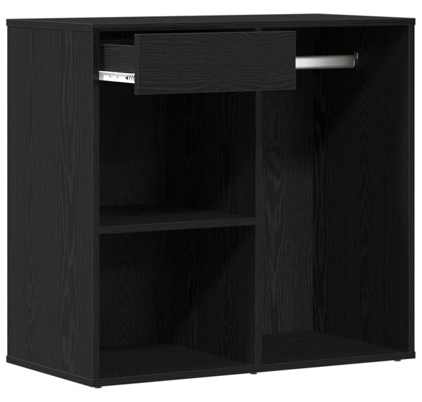 Sminkes szekrény Fekete tölgy 80 x 40 x 75 cm Szerelt Fa