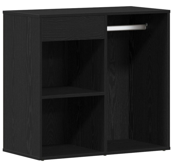Sminkes szekrény Fekete tölgy 80 x 40 x 75 cm Szerelt Fa