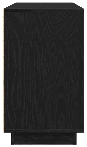 Fekete tölgy oldalszekrény 102x35x60 cm Mérnöki fa