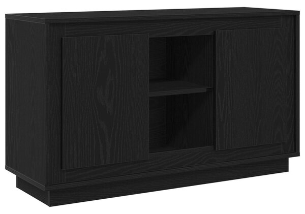 Fekete tölgy oldalszekrény 102x35x60 cm Mérnöki fa