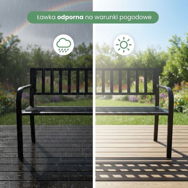 AKORD Linea Kerti Pad Fém Fekete 119 cm