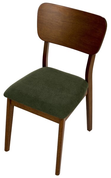 Étkezőszék kétdarabos szettben MINIER Keményfa Zöld/sötétbarna