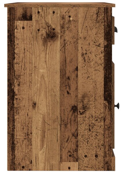 Asztal fiókkal tárolóval Öreg fa 50 x 115 x 75 cm Faanyag