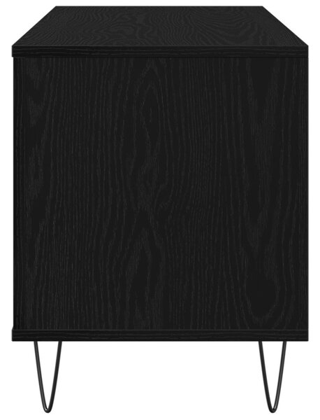 Hanglemez szekrény Fekete tölgy 100 x 38 x 48 cm Faanyag