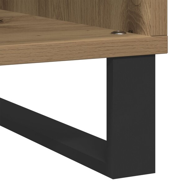 Hanglemez szekrény polcokkal Régi fa 84,5 x 38 x 89 cm Faanyag