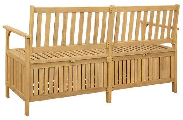 Tárolópad 2 -Seater 148 x 63 x 84 cm Tömör Akácia Négyszögletes