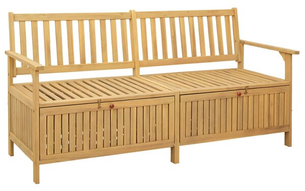 Tárolópad 2 -Seater 170 x 63 x 84 cm Tömör Akácia Négyszögletes
