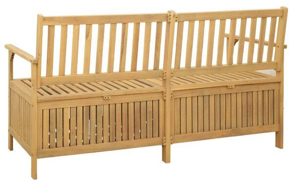 Tárolópad 2 -Seater 170 x 63 x 84 cm Tömör Akácia Négyszögletes