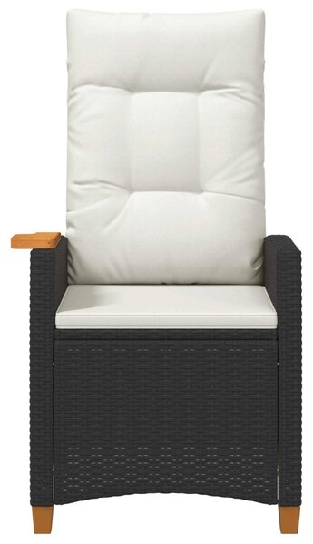Dönthető szék tea tállal párnával 62 x 64 x 112 cm polirattan