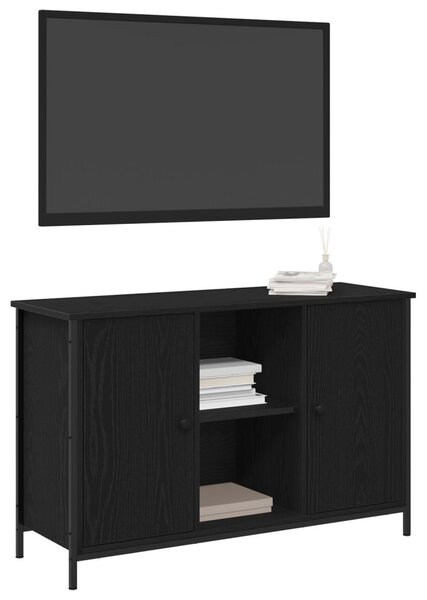 TV szekrény garnitúra Fekete tölgy 101 x 35 x 65 cm Faanyag