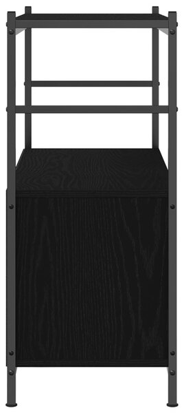 Könyvespolc Fekete Tölgy 80x30x78,5 cm Mérnöki Fa