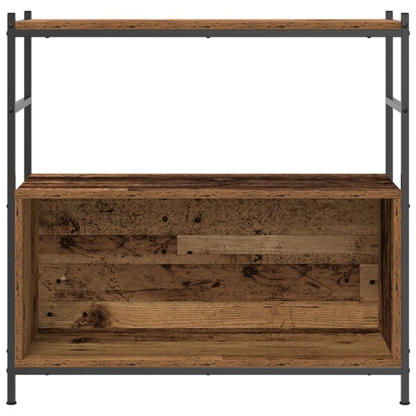 Könyvespolc Füstölt Tölgy 80x30x78,5 cm Műszaki Fa